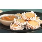 Alfajores de avena y almendra con Arequipe Alpina