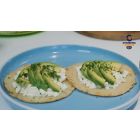 Arepa Montada con Quesito Alpina y aguacate