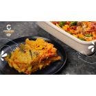 Molde vegetariano de pasta con Queso Parmesano Alpina
